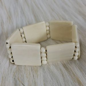 Cream Bracelet
